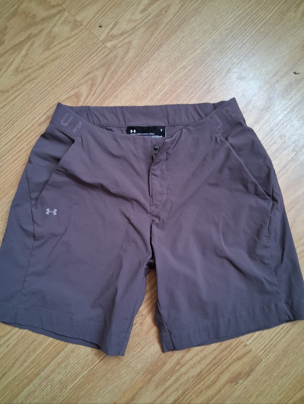 Under Armour Women's Athletic Shorts in Dark Grey